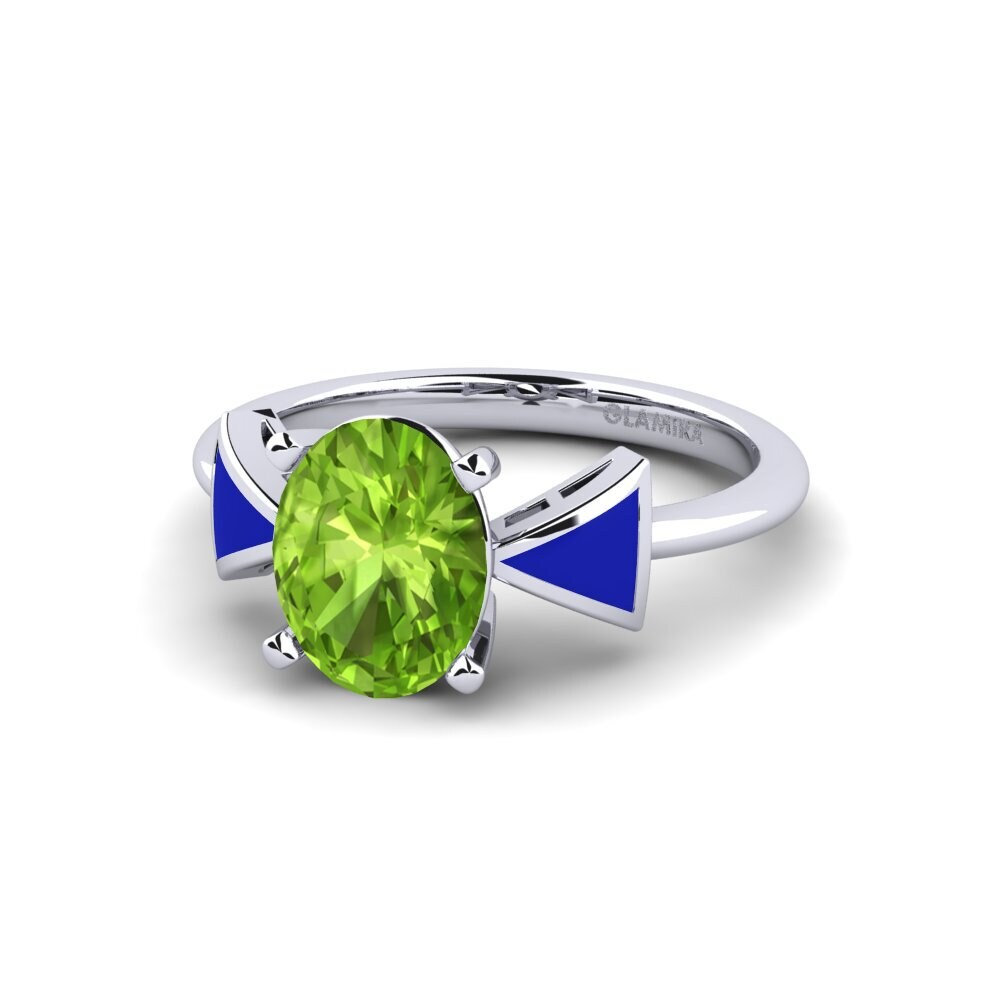 Peridot Verlobungsring Fratina - Oval