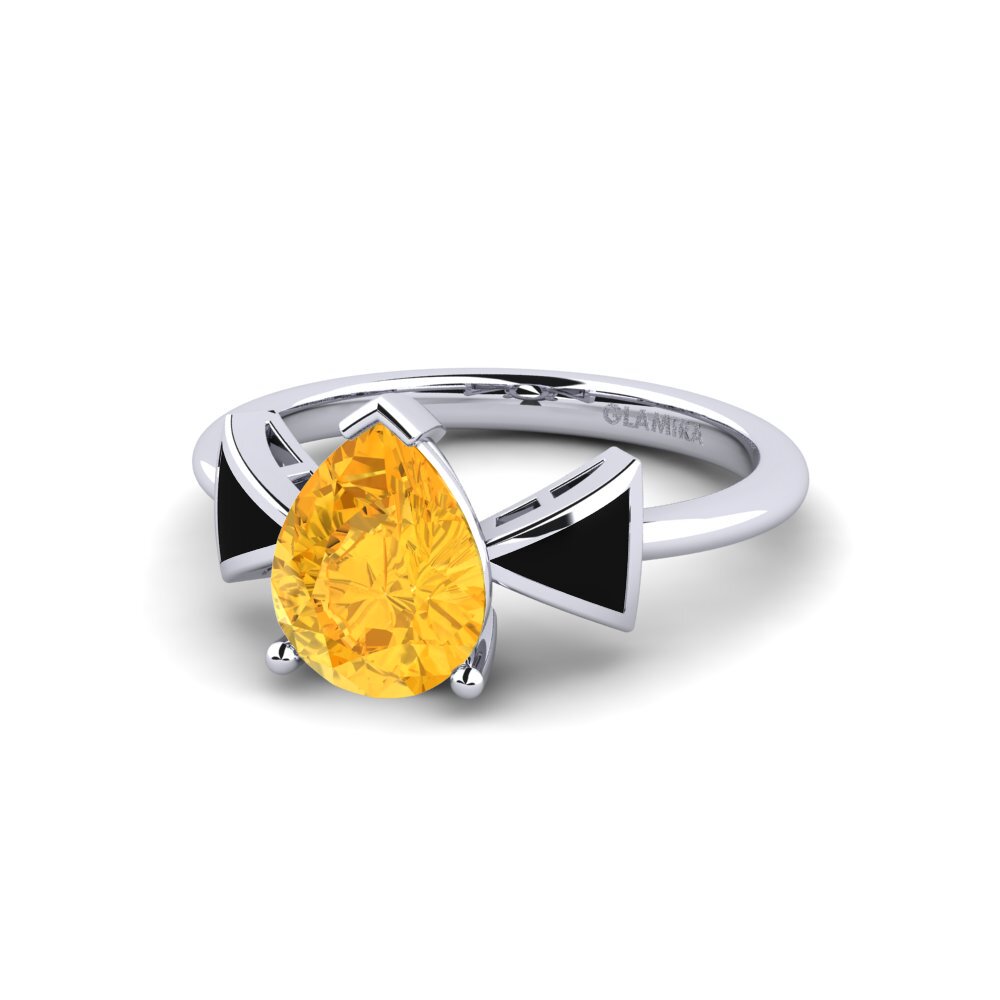 Citrin Verlobungsring Fratina - Pear