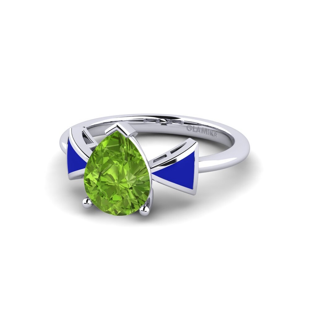 Peridot Verlobungsring Fratina - Pear