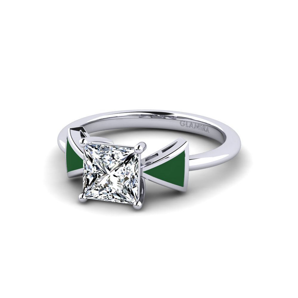 950 Platin Verlobungsring Fratina - Princess