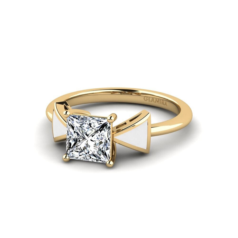 Gelbgold 585 Verlobungsring Fratina - Princess