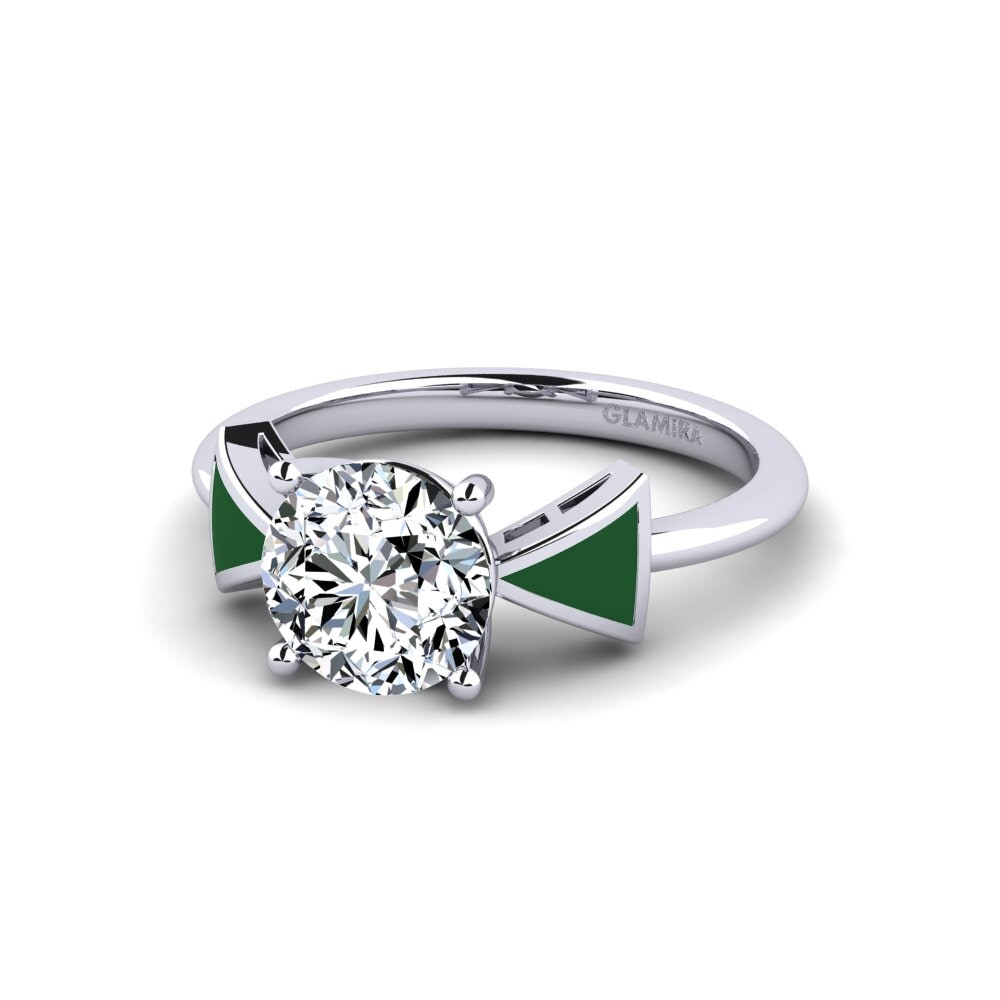 950 Platin Verlobungsring Fratina - Round