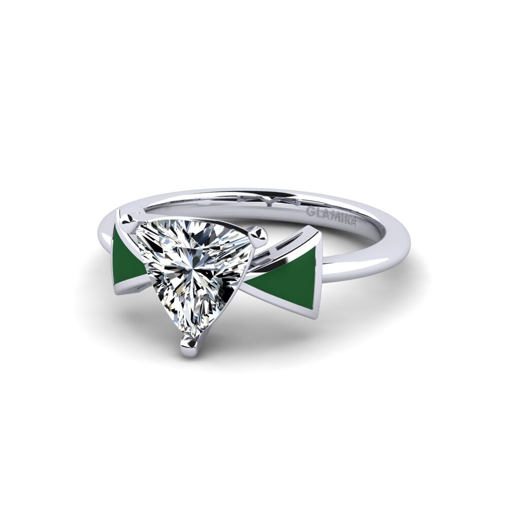 950 Platin Verlobungsring Fratina - Trillion