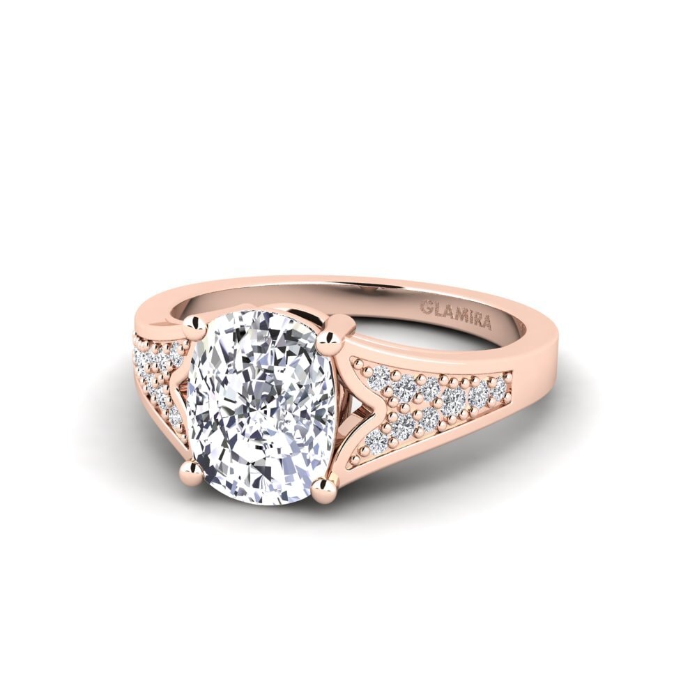 Diamante Anillo de compromiso Larboad - Cushion