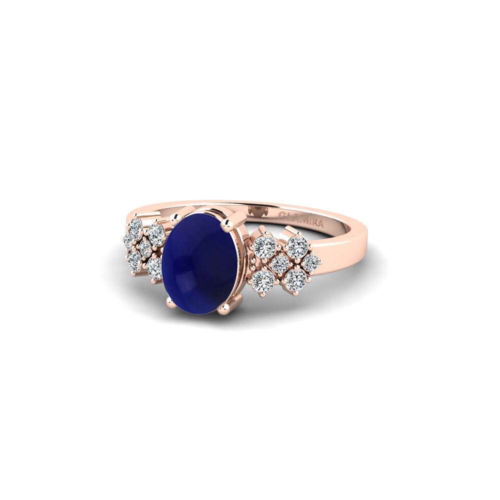 Side-Stone Sapphire Rings