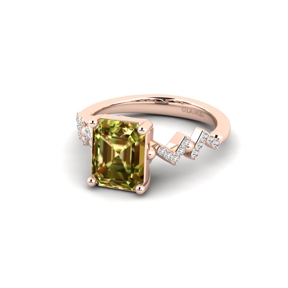 Sultan Stone Engagement Ring Wollega - Emerald