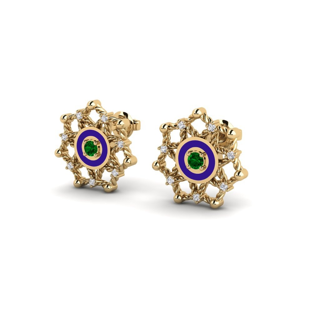 Green Zirconia Women's Earring Allunhari