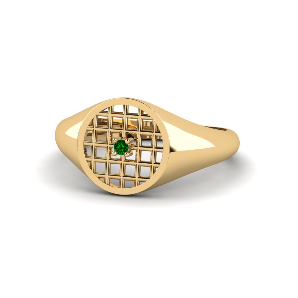 Zircone Verde Anello Gowna