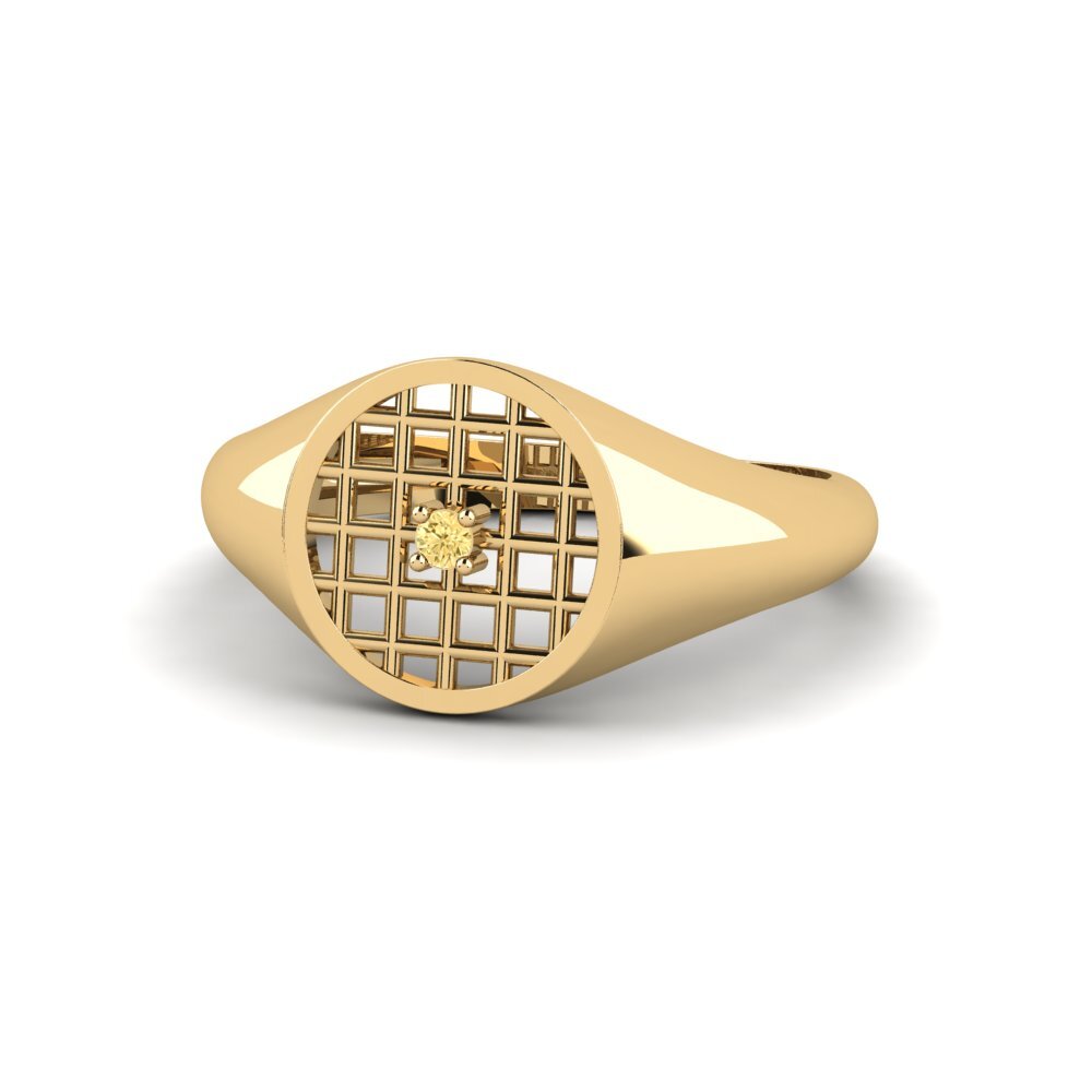Yellow Diamond Ring Gowna