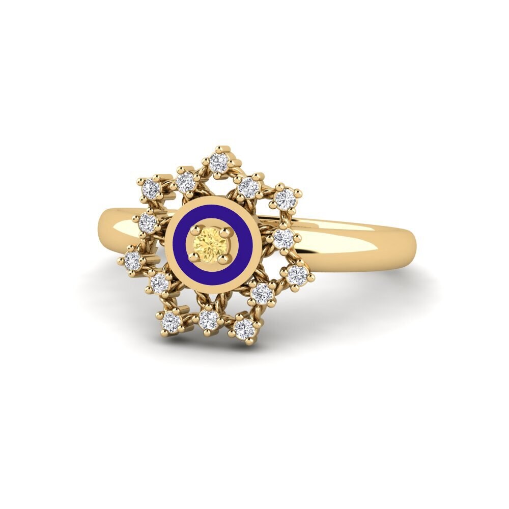 Gelber Diamant Ring Holmia