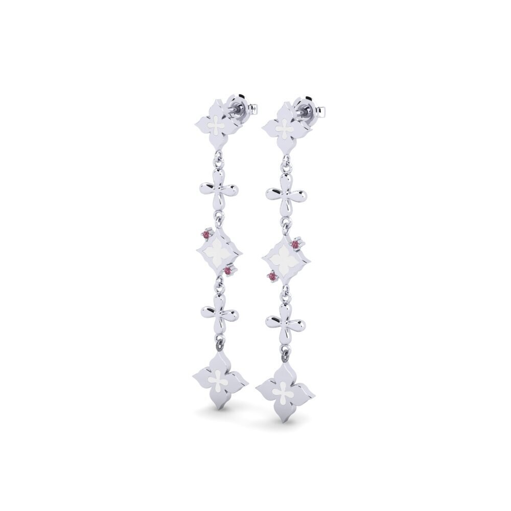 Granato Rodolite Orecchino da donna Linkage