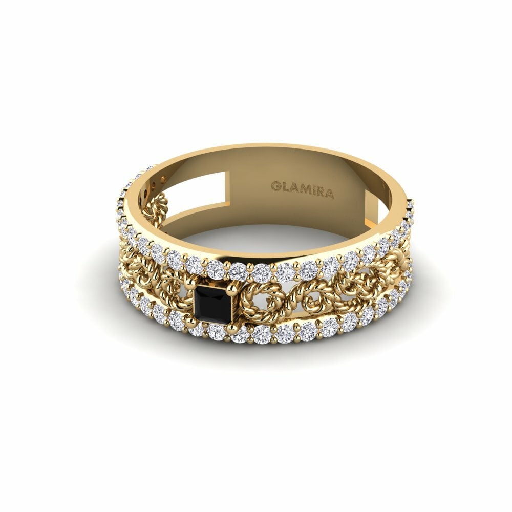 Black Diamond Engagement Ring Madytos