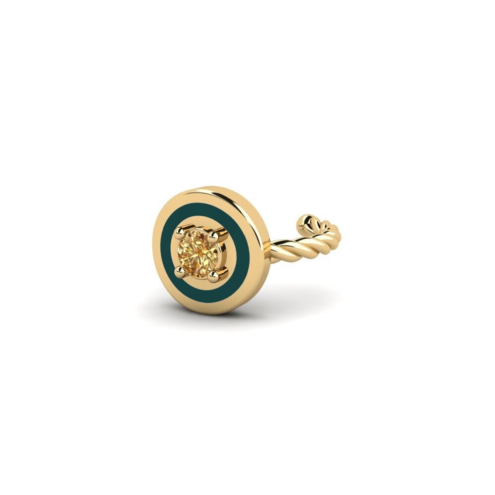 Brown Diamond Women's Earring Makouria