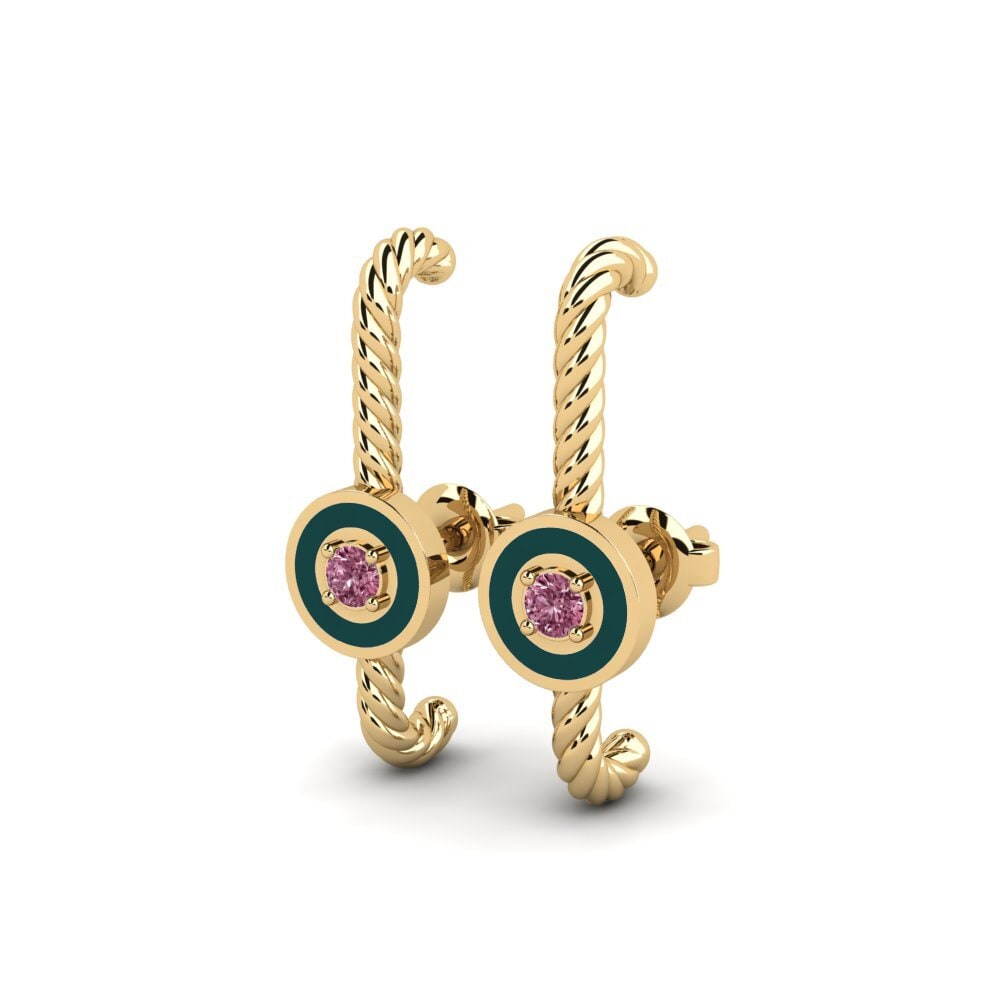 Rhodolite Garnet Women's Earring Marawhanna