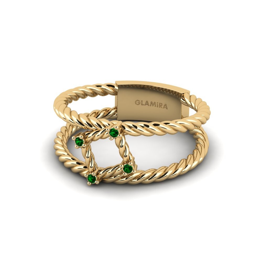 Zircônia Verde Anel Nanyuki