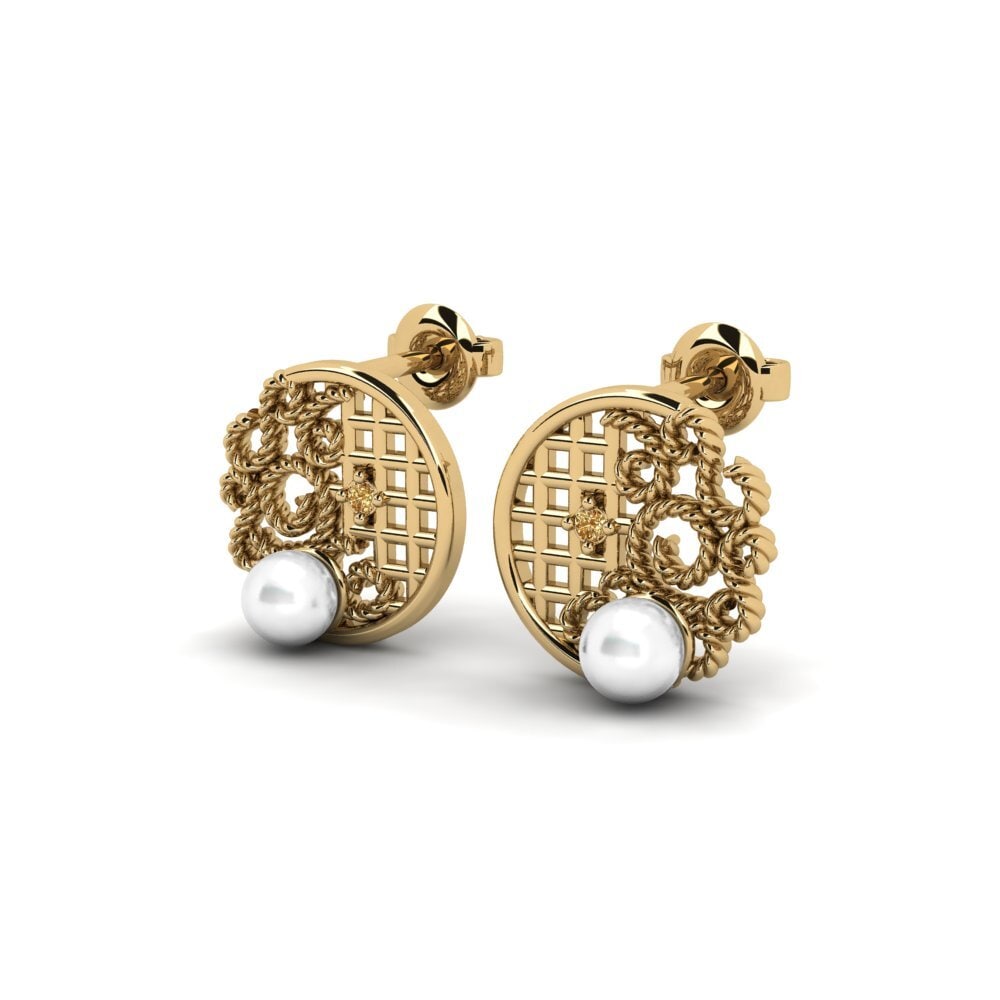 Brown Diamond Women's Earring Pangong