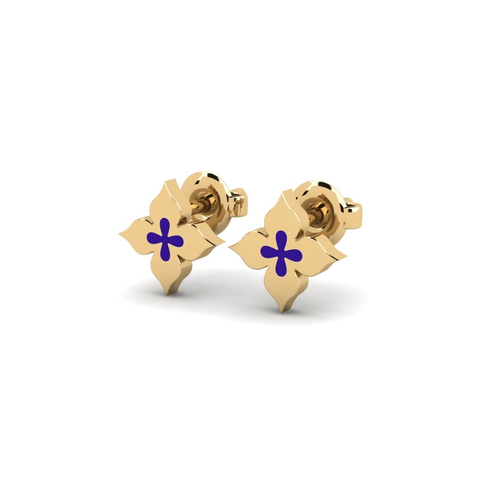18ct Yellow Gold Earring Reactor