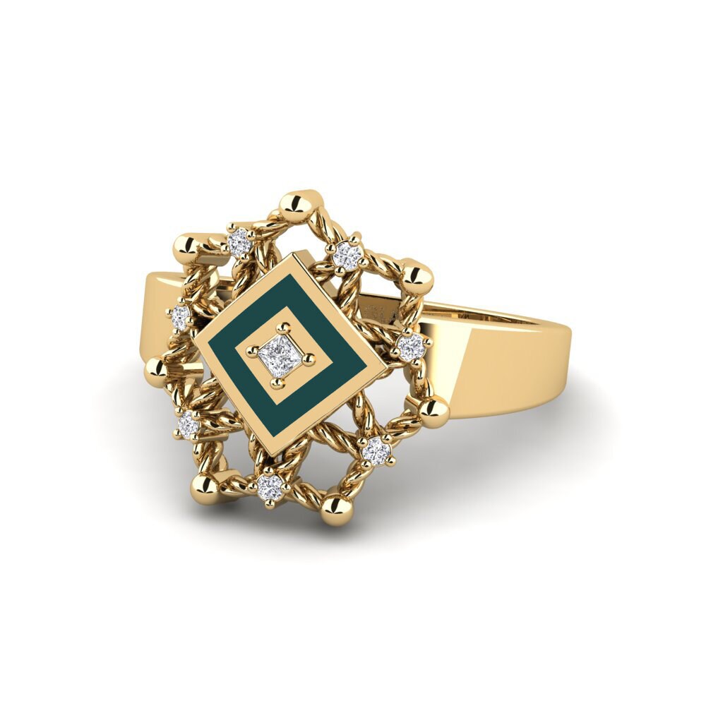 Diamant De Synthèse Bague Tujereng