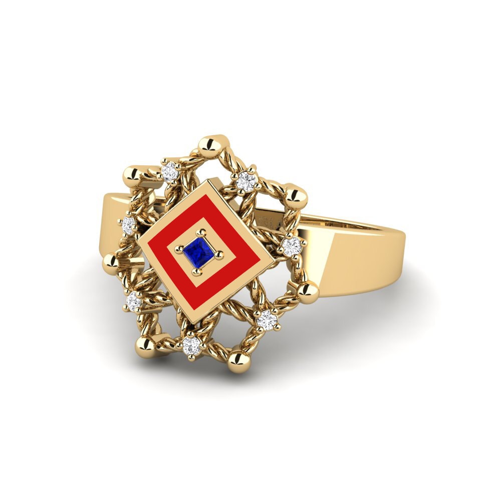 Bagues Or Jaune 18k Étoiles