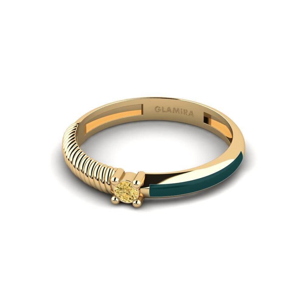 Gelber Diamant Ring Wandaik