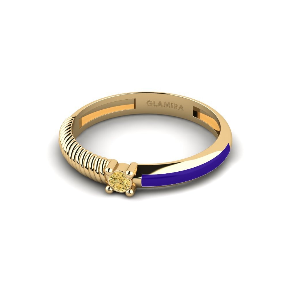 Gelber Diamant Ring Wandaik