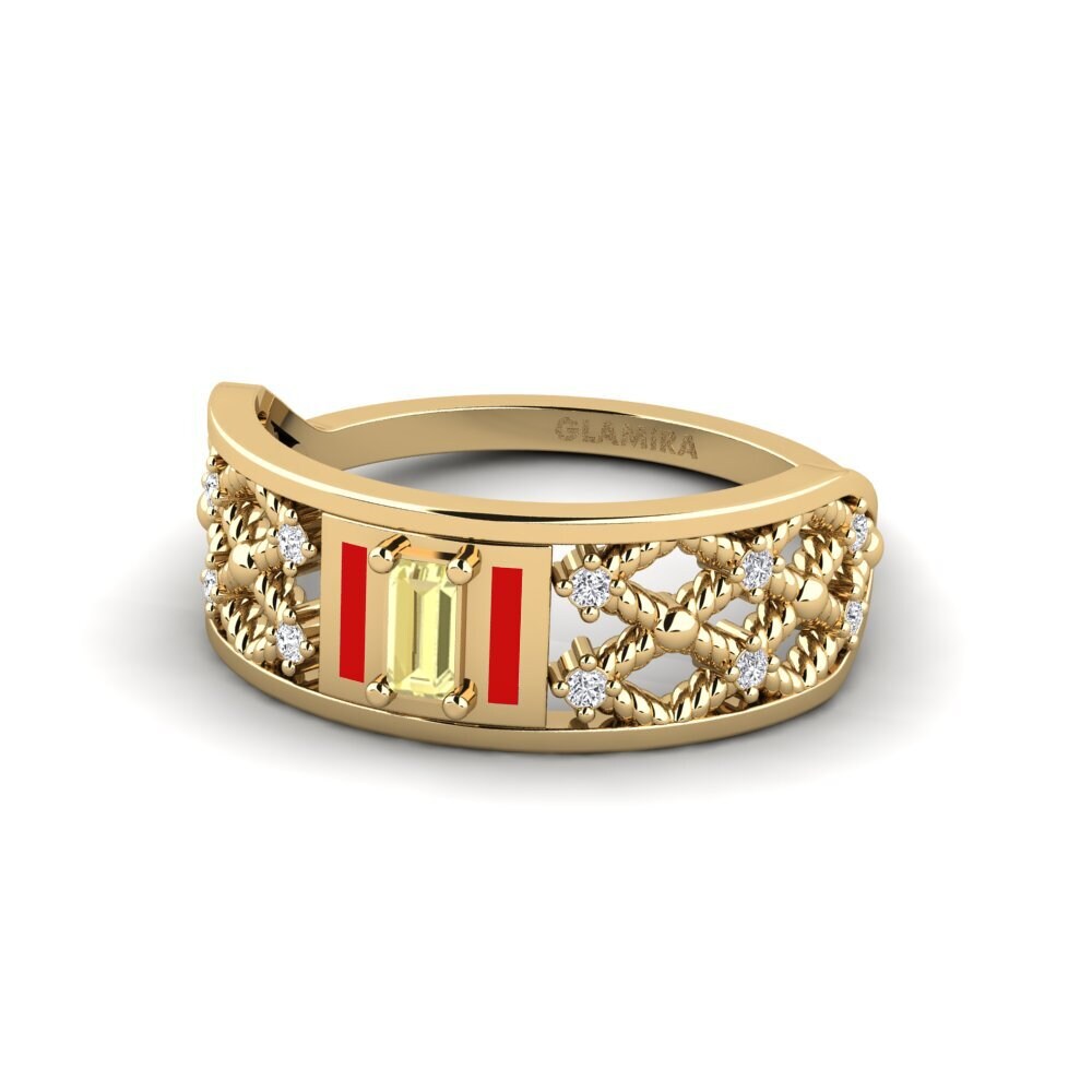 Gelber Saphir Ring Barra