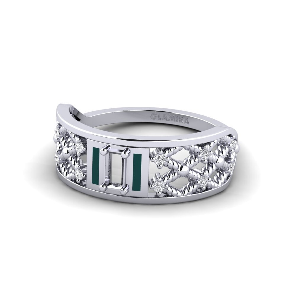 950 Platin Ring Barra