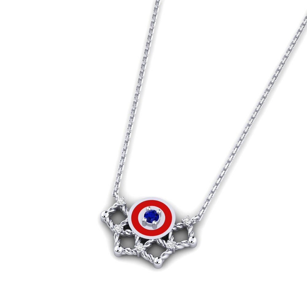 9ct White Gold Women's Necklace Blairmont