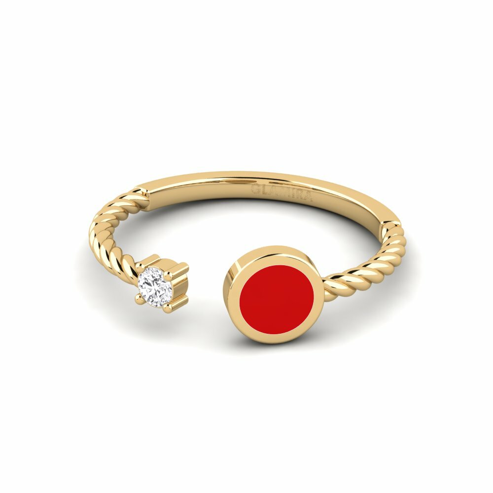 Bagues Or Jaune 18k Ouvertes