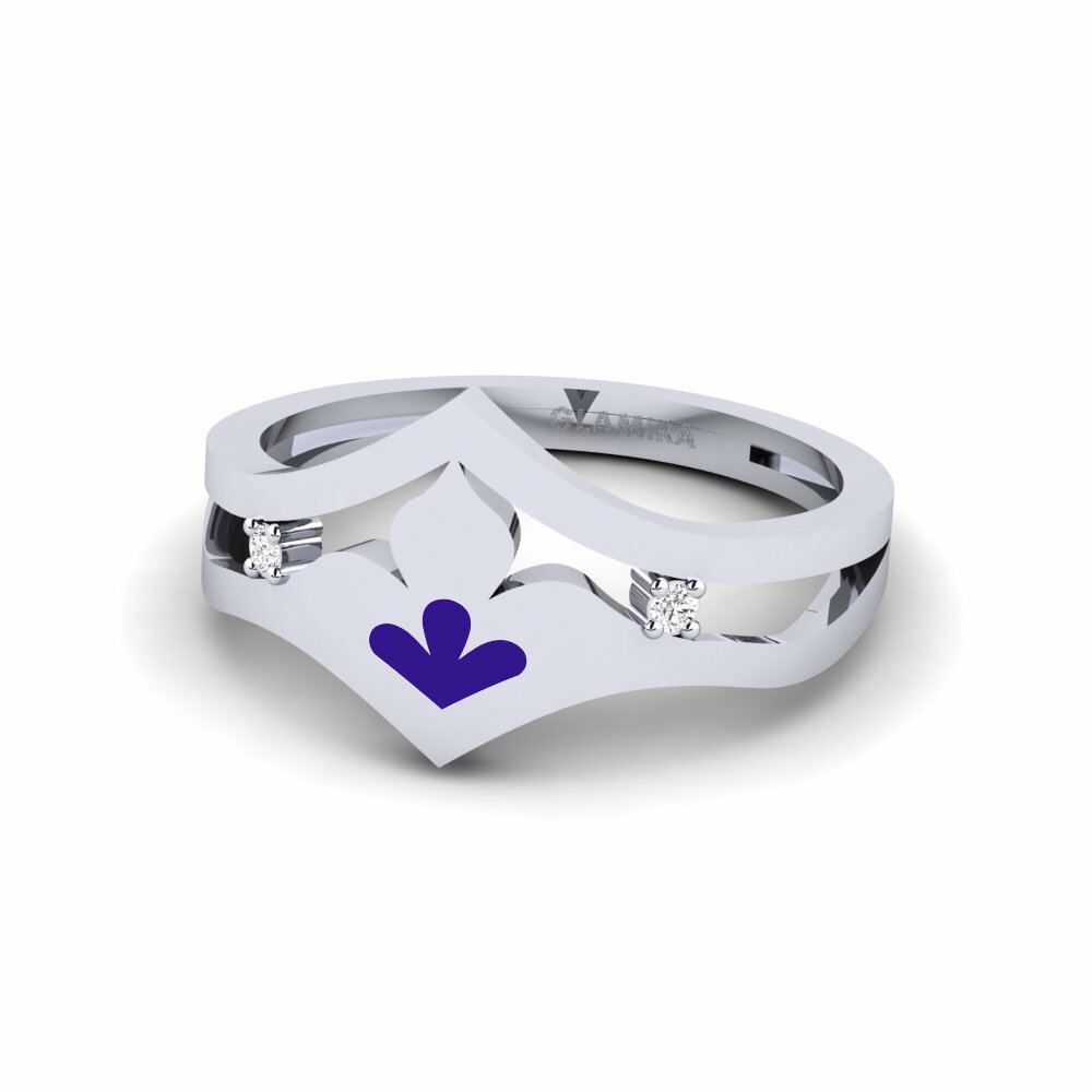 Saphir Blanc Bague Convene
