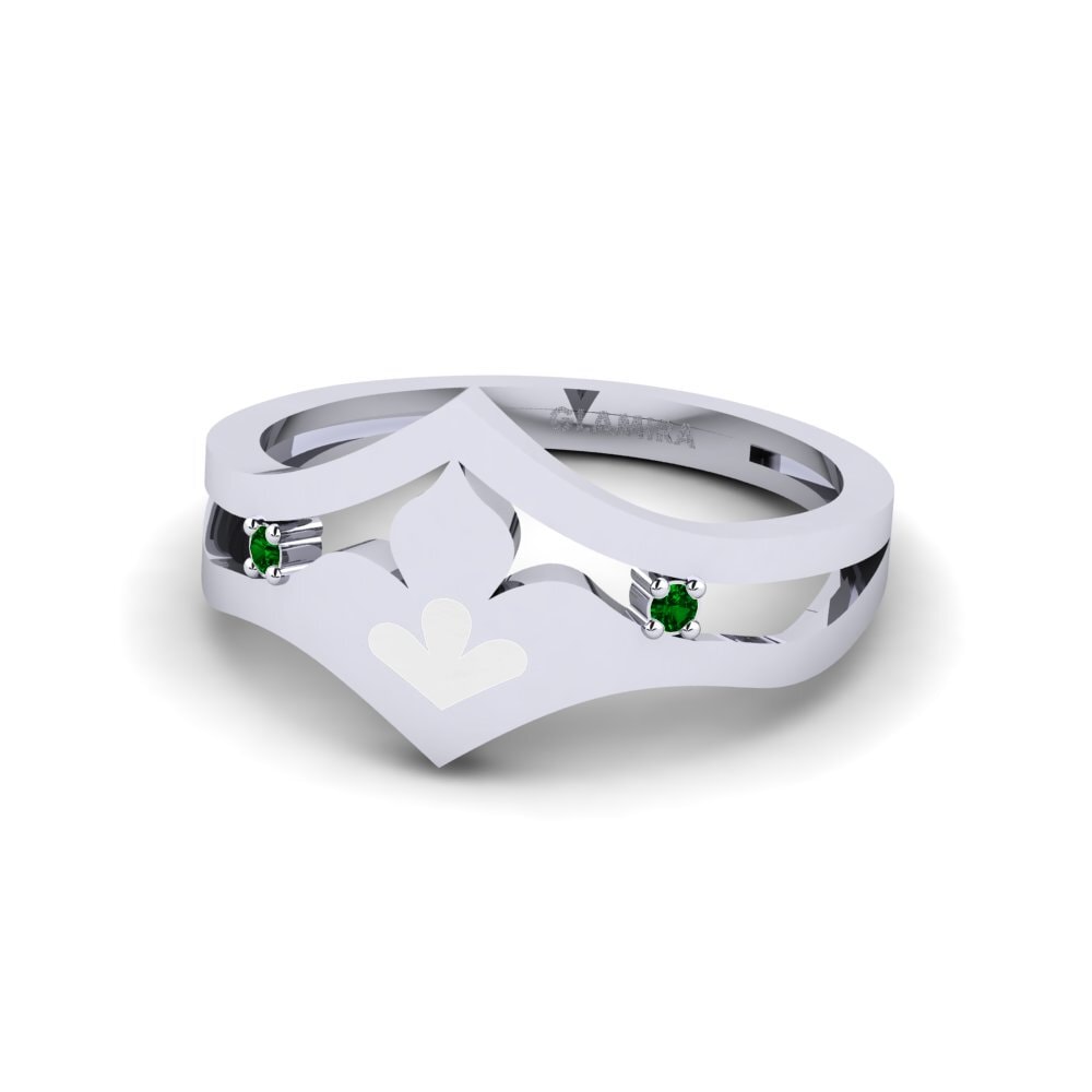 Zircone Verde Anello Convene