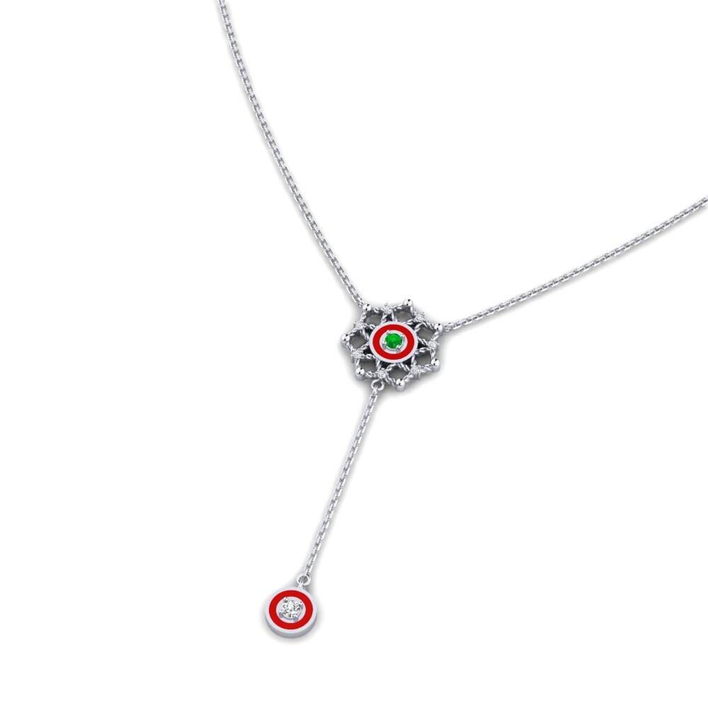9ct White Gold Women's Necklace Enmore