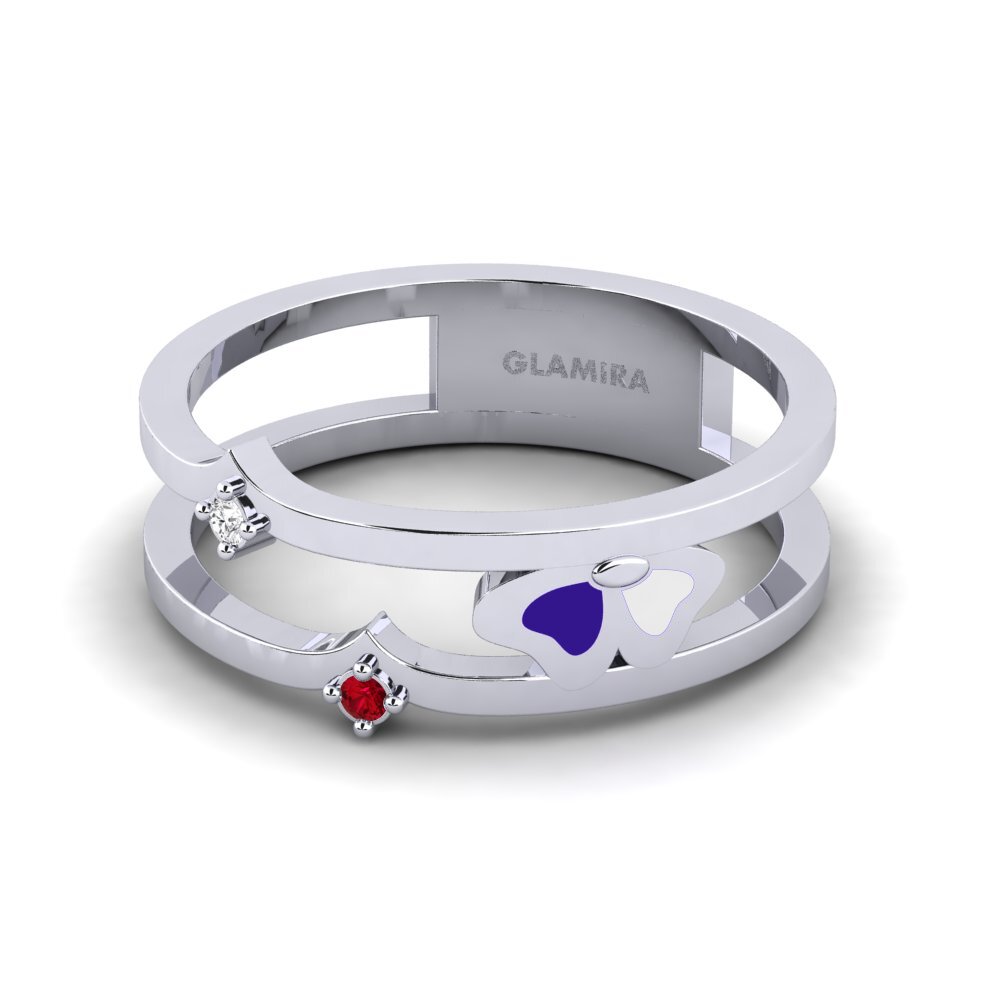 Roter Zirkonia Ring Equip