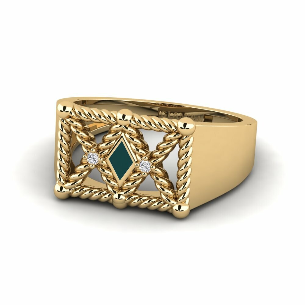 Diamant De Synthèse Bague Falmouth