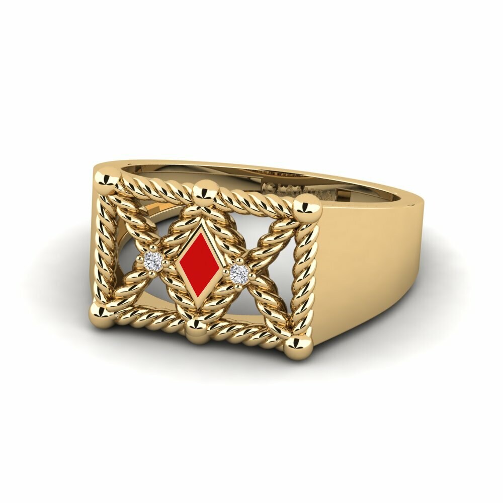 Diamant De Synthèse Bague Falmouth