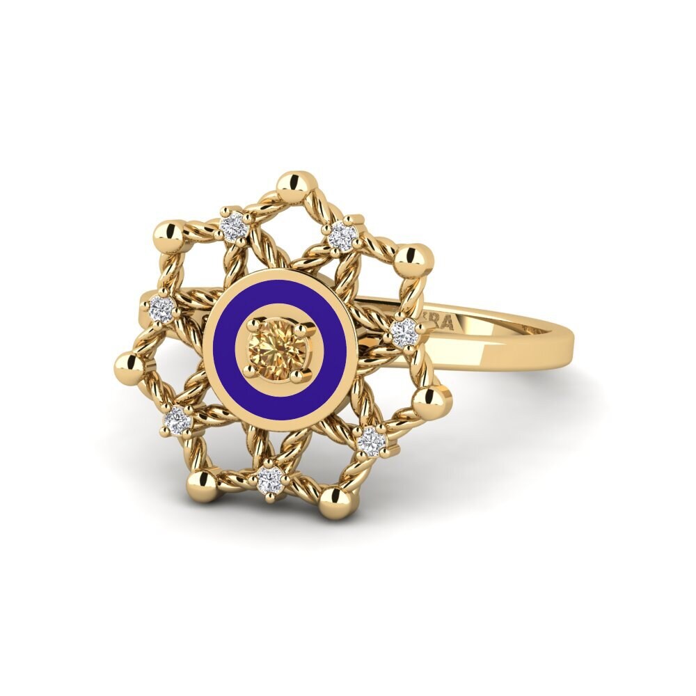 Brauner Diamant Ring Farato