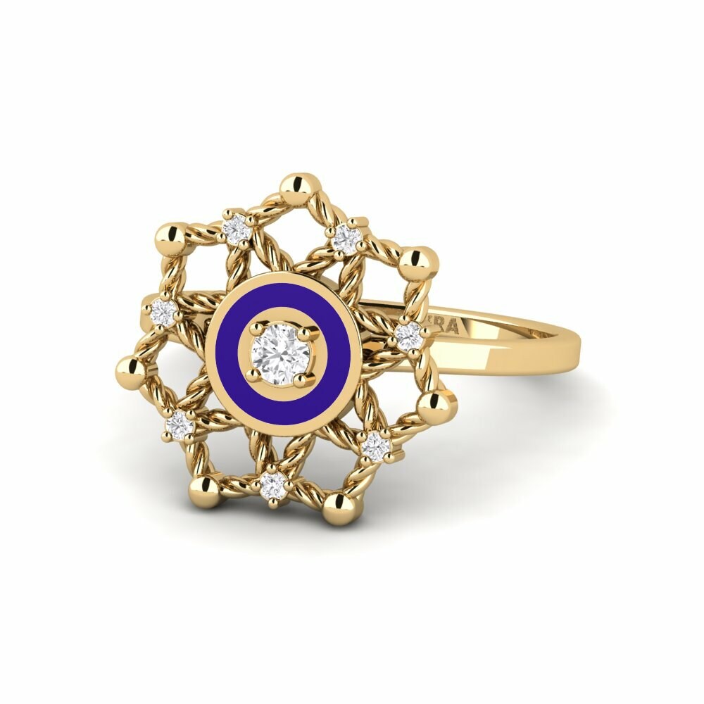 Saphir Blanc Bague Farato