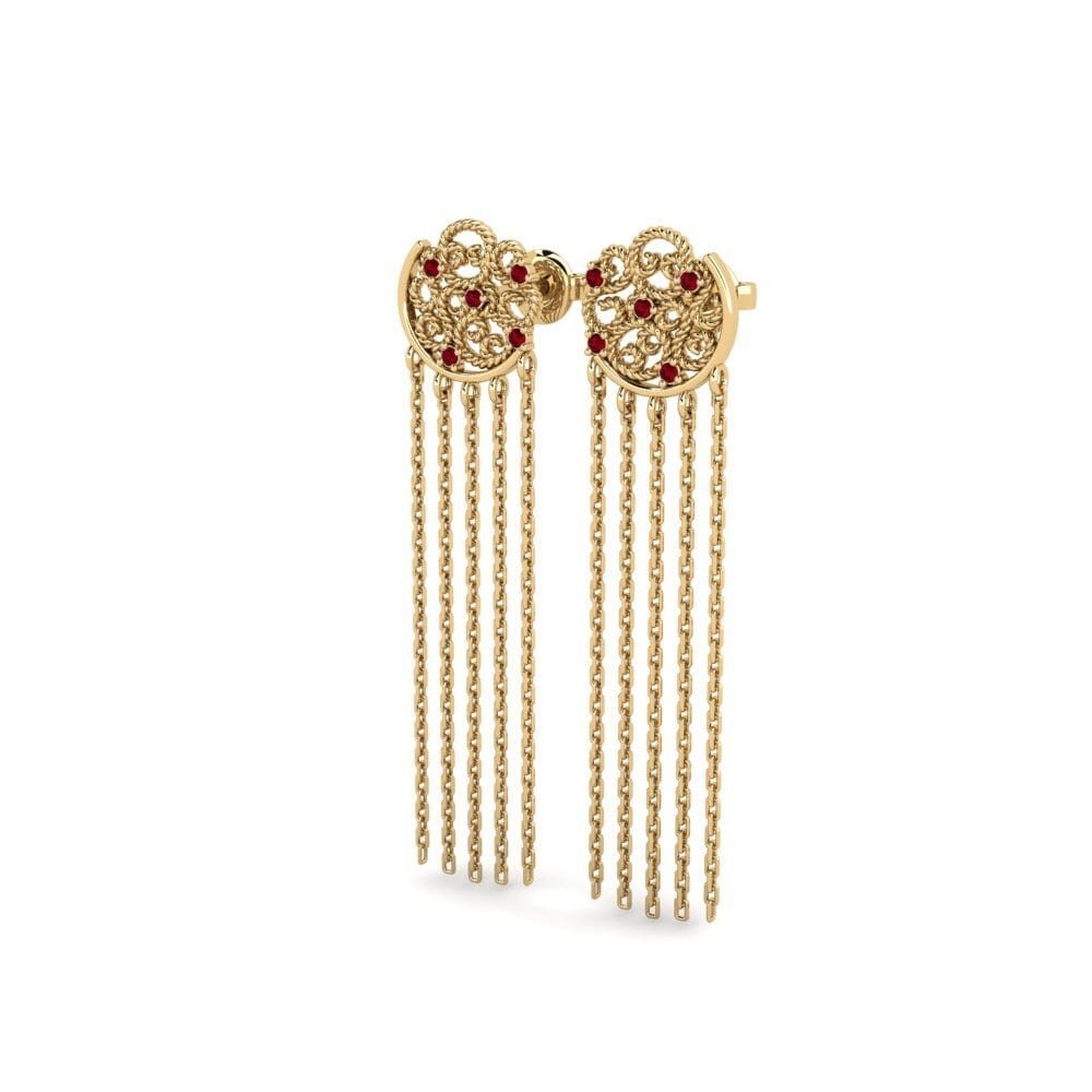 ruby-zirconia Women's ต่างหู Histiria