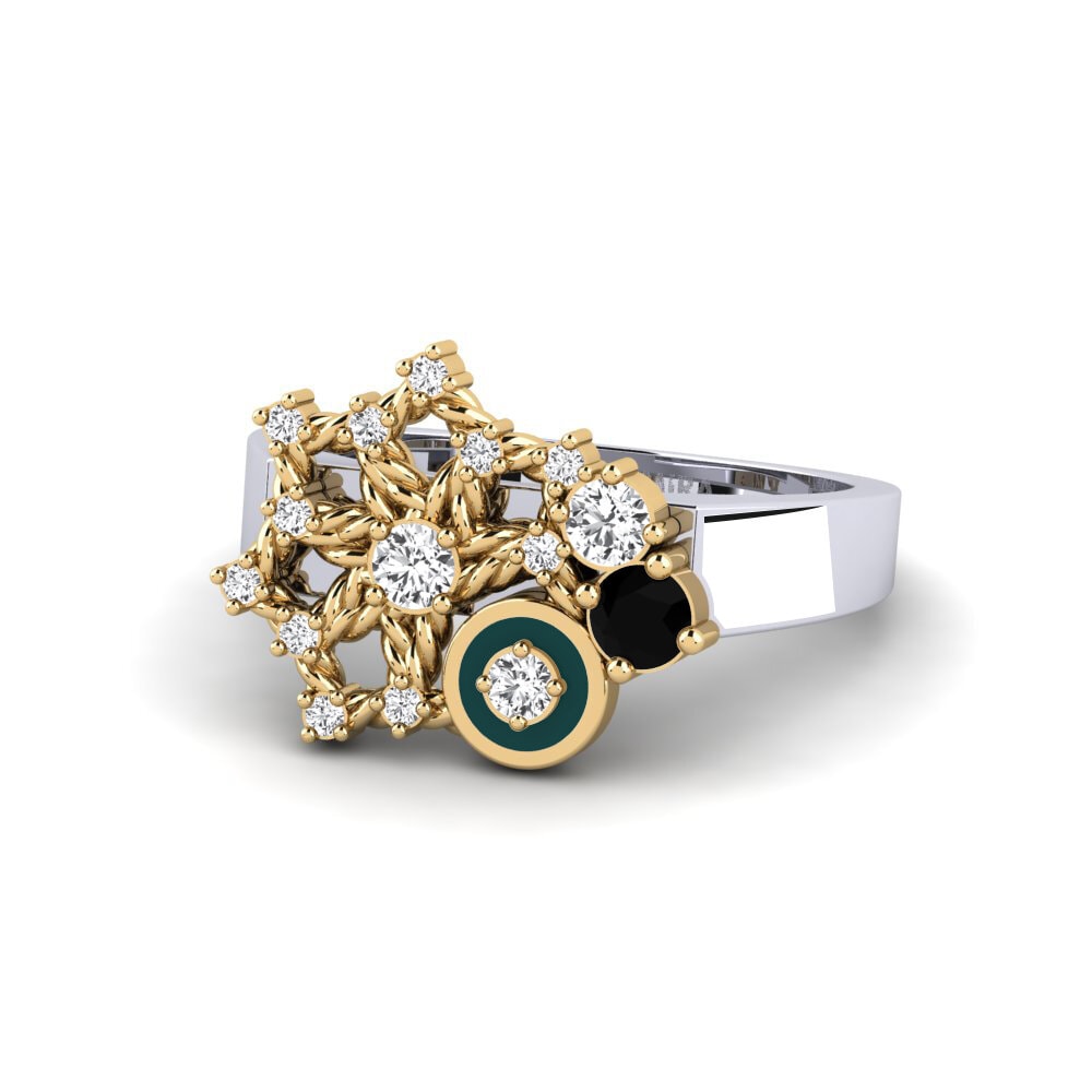 Black Sapphire Ring Hosororo