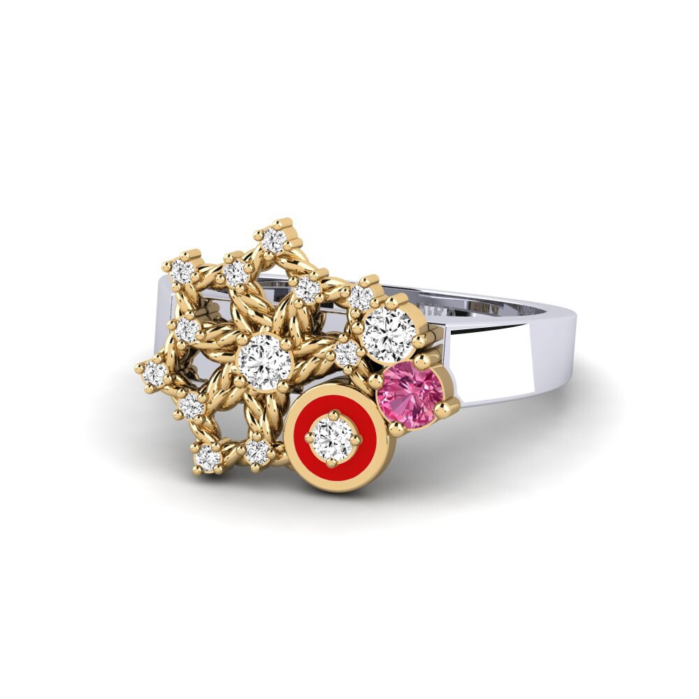 Tourmaline Rose Bague Hosororo