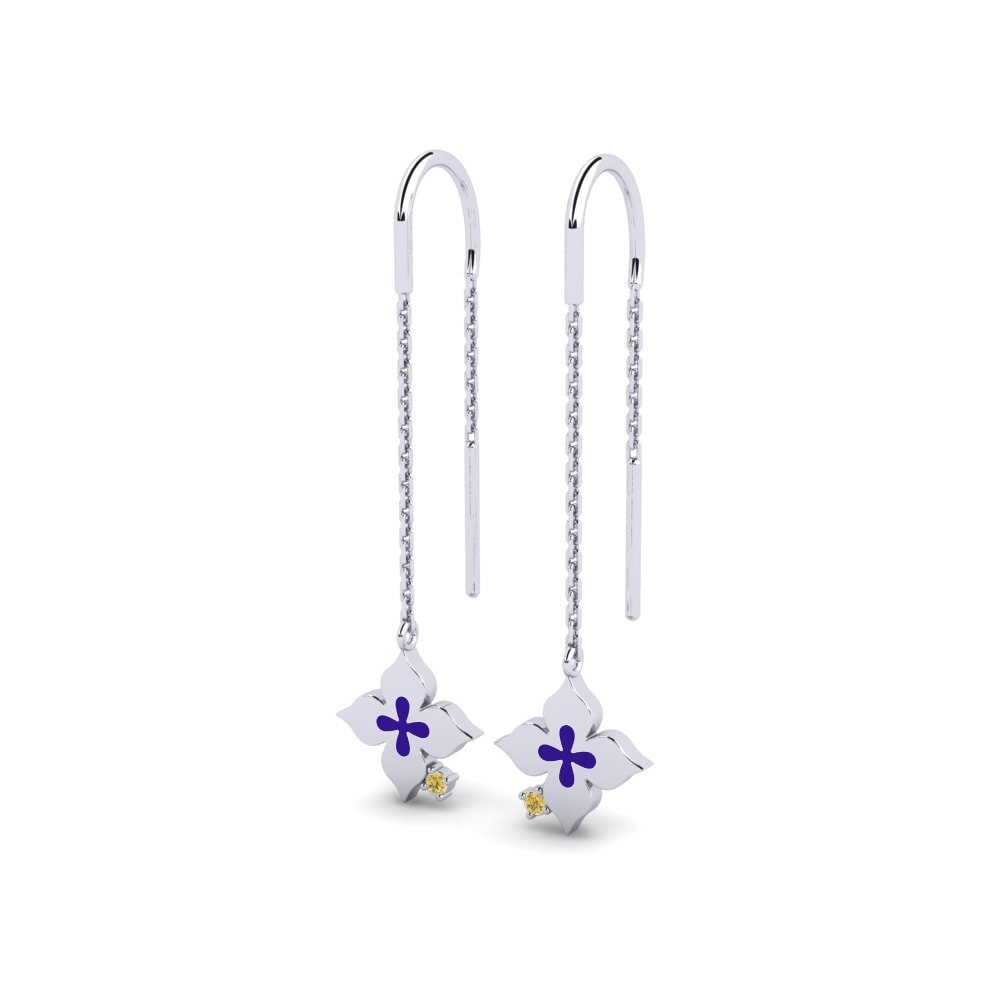 Yellow Diamond Women's Earring Identically