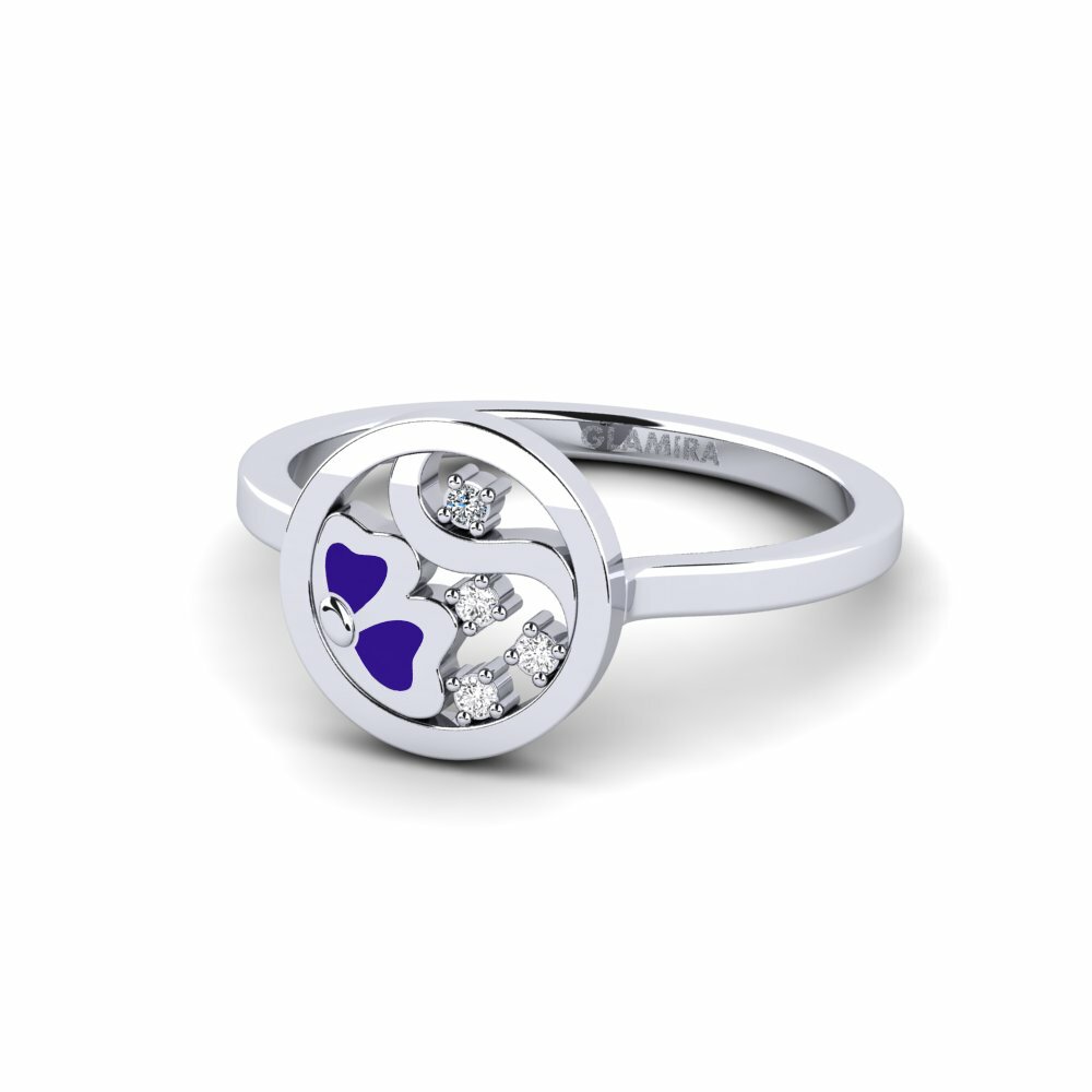 diamond-zirconia แหวน Illustrative