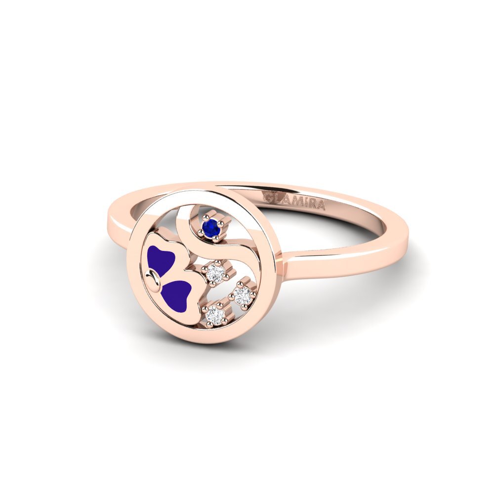 Rotgold 585 Ring Illustrative