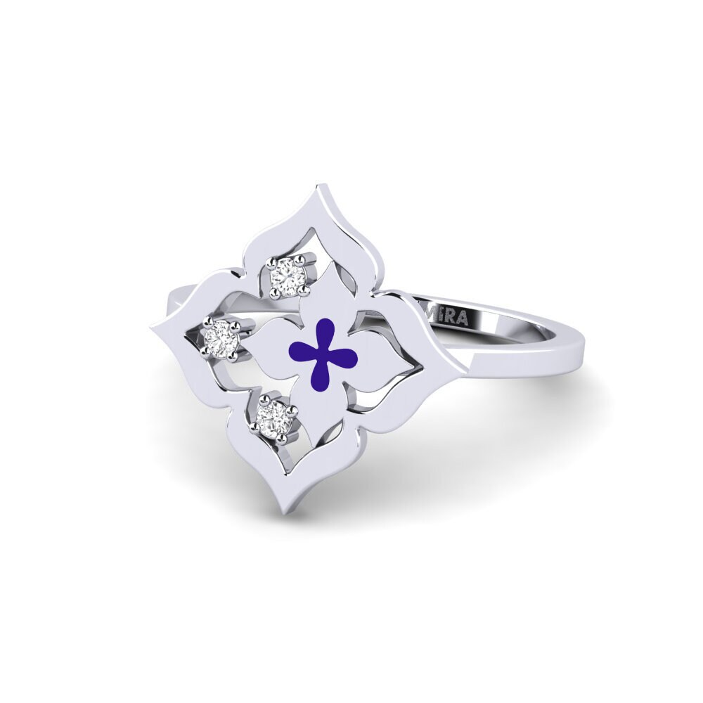 Saphir Blanc Bague Imply
