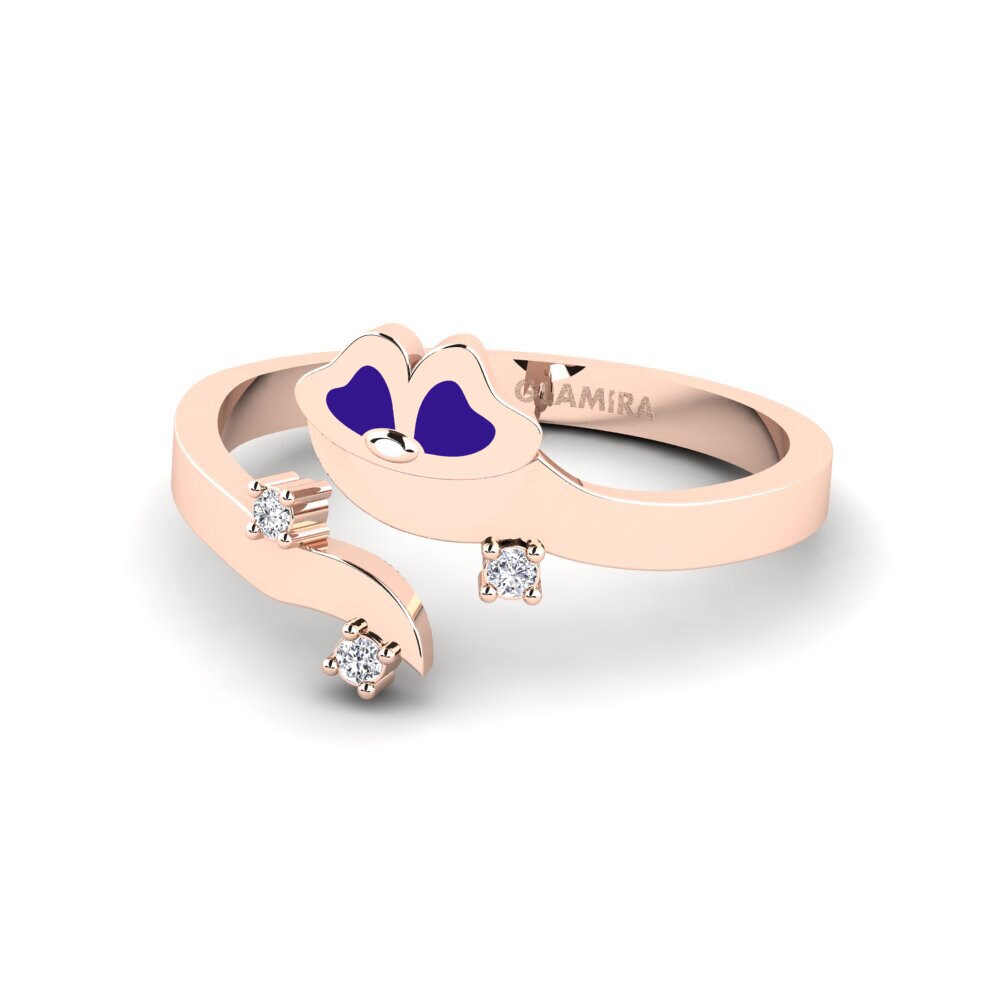 Rotgold 585 Ring Infinitely