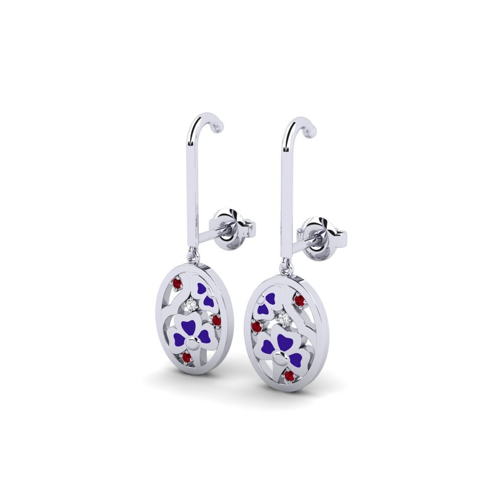 Red Zirconia Women's Earring Innovation - B