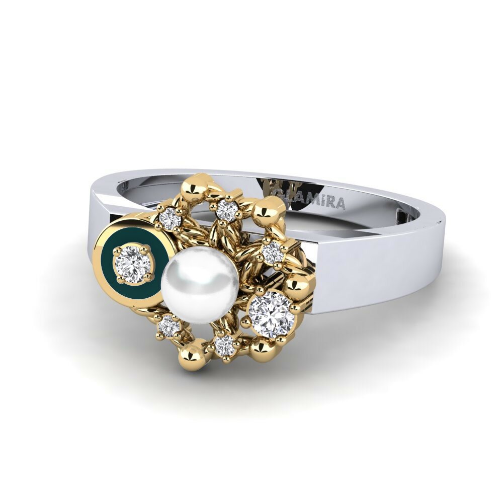 Bagues Diamant De Synthèse Perles