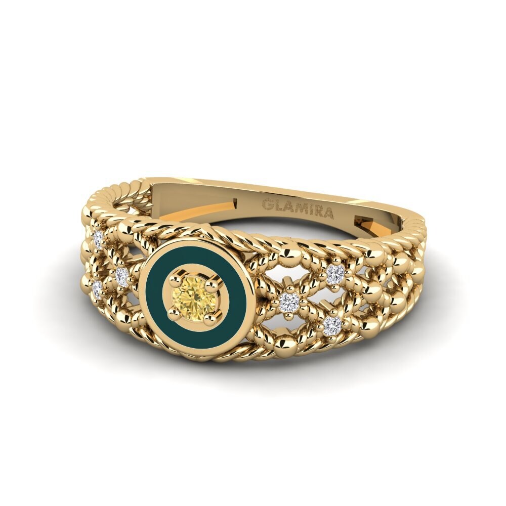 Yellow Diamond Ring Jambajeli
