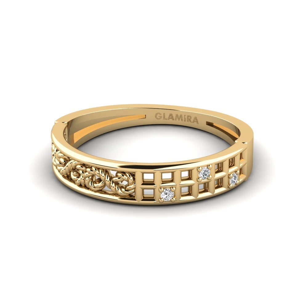 14k Oro Amarillo Anillo Kahovka