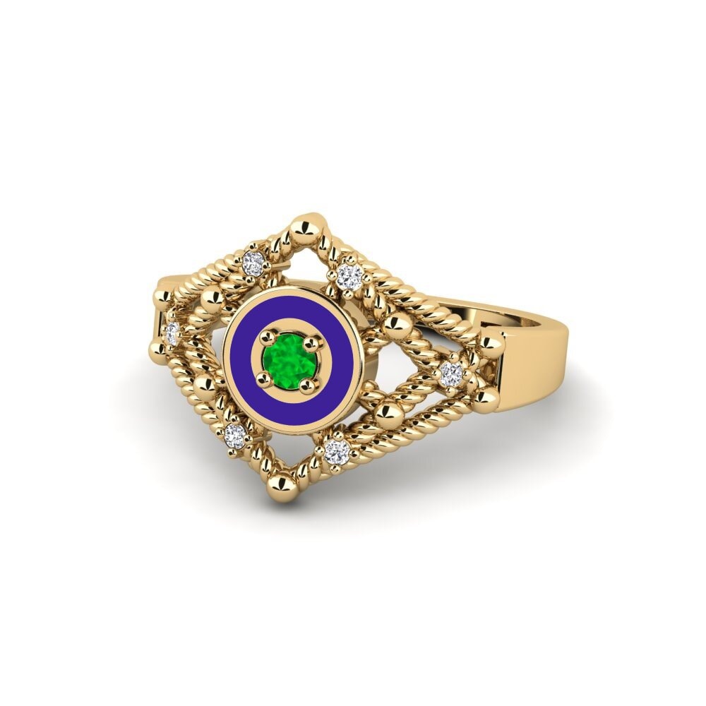 Gelbgold 585 Ring Kartong